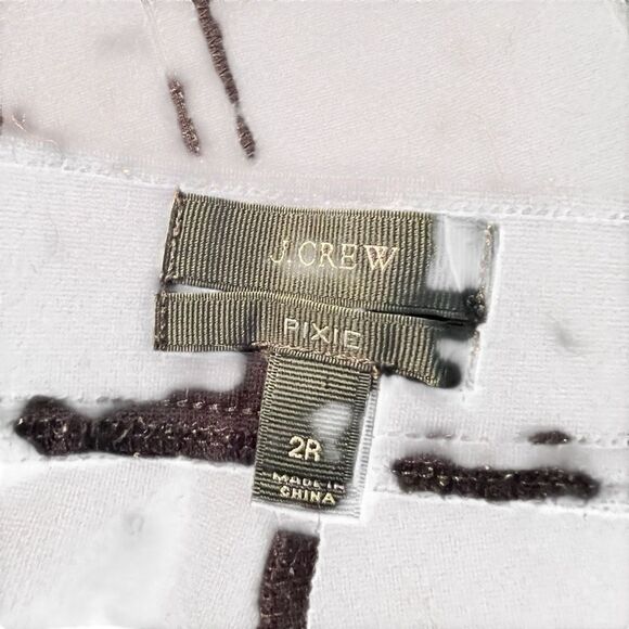 J. Crew black pixie pants. Size 2 - Picture 3 of 7